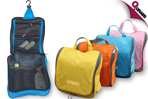 From QR49 Be a Space Saver with a Multi-Compartment Toiletry Bag - Choose from 4 Nifty Colors! (Up to QR396 Value)